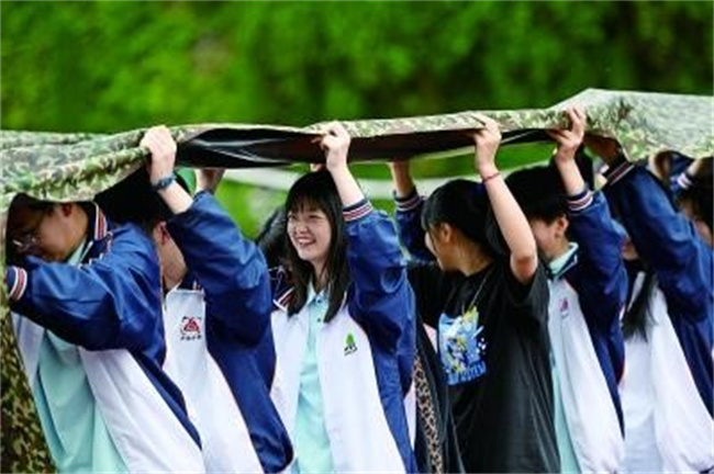 高考前给儿子释放压力