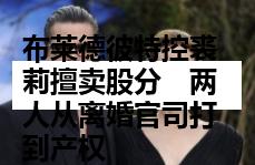 布莱德彼特控裘莉擅卖股分　两人从离婚官司打到产权
