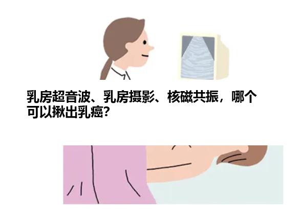 乳房超音波、乳房摄影、核磁共振，哪个可以揪出乳癌？