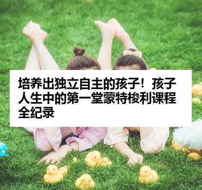 培养出独立自主的孩子！孩子人生中的第一堂蒙特梭利课程全纪录