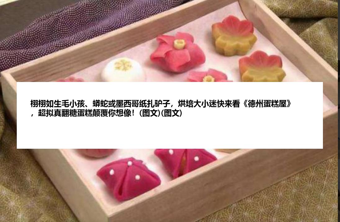 栩栩如生毛小孩、蟒蛇或墨西哥纸扎驴子，烘培大小迷快来看《德州蛋糕屋》，超拟真翻糖蛋糕颠覆你想像！(图文)(图文)