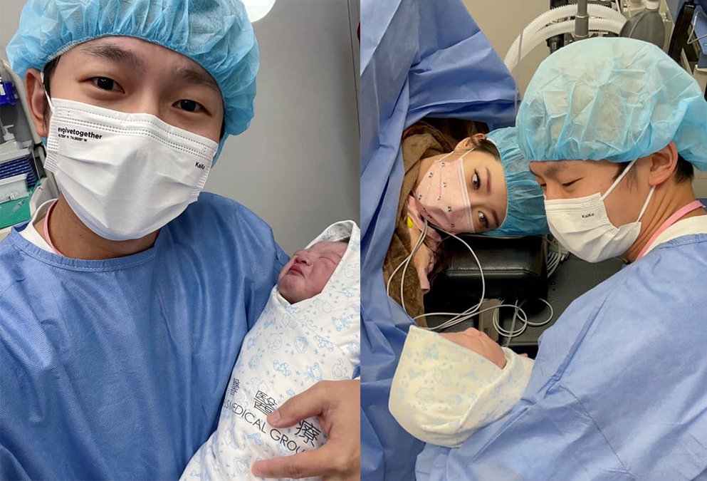 恭喜!空姐老婆生了 蔡昌宪喷泪喜迎「小菜包」