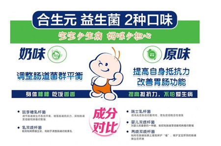 合生元益生菌粉和冲剂有什么区别