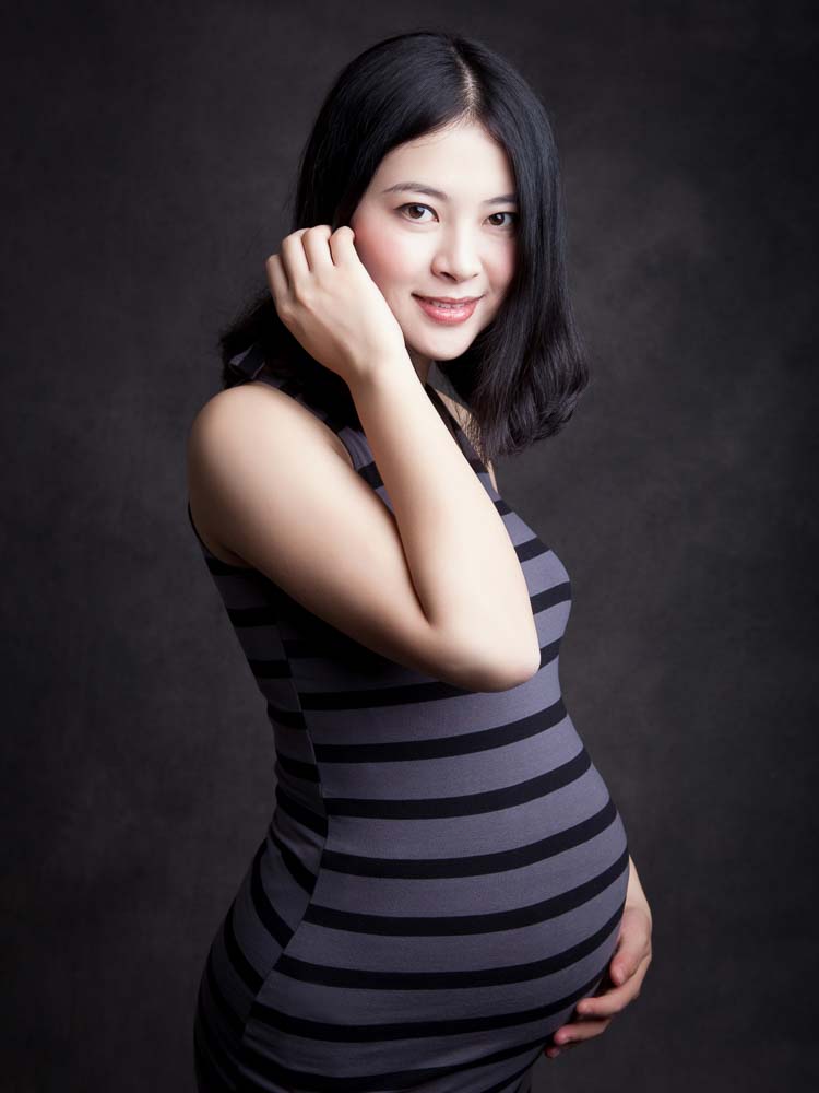 孕妇摄影作品自然唯美风格