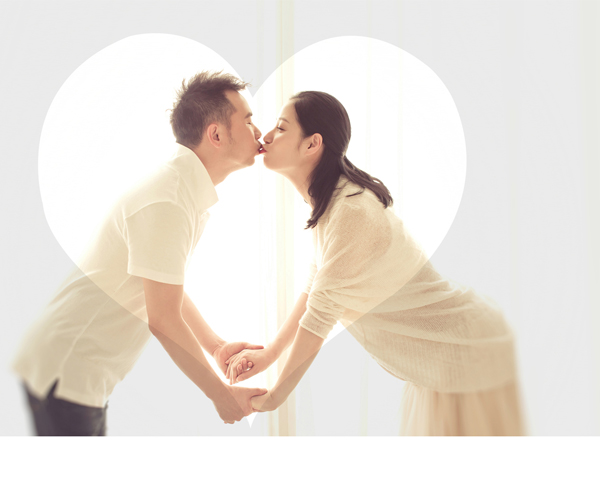 love.孕妇夫妻合照写真