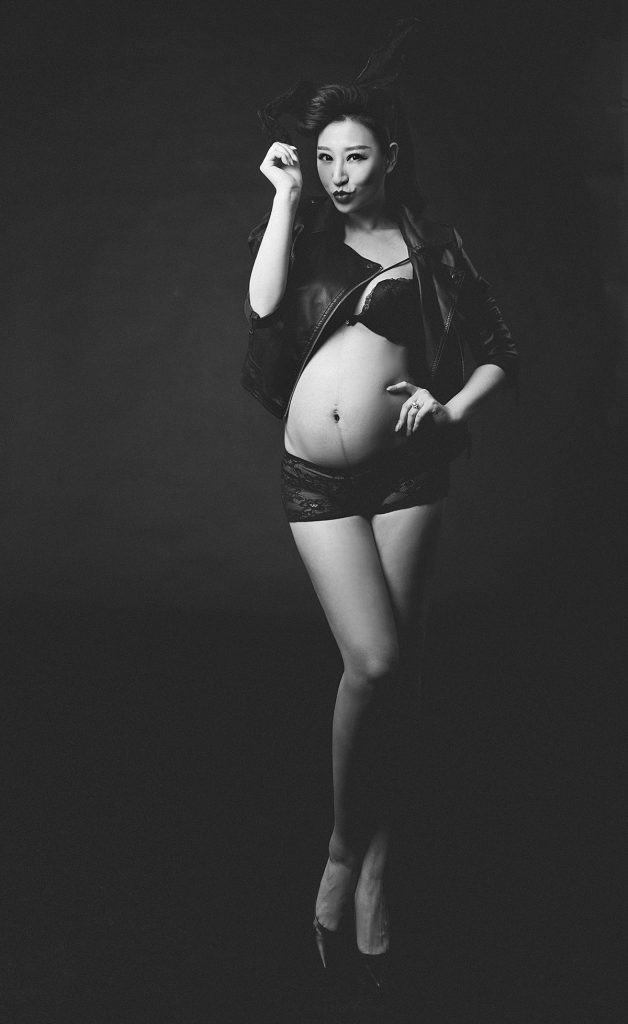 超级有范夫妻孕妇照写真摄影