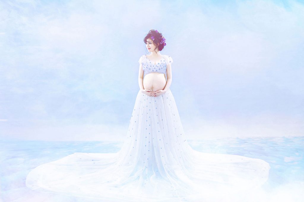 清纯甜美女神孕妇照写真