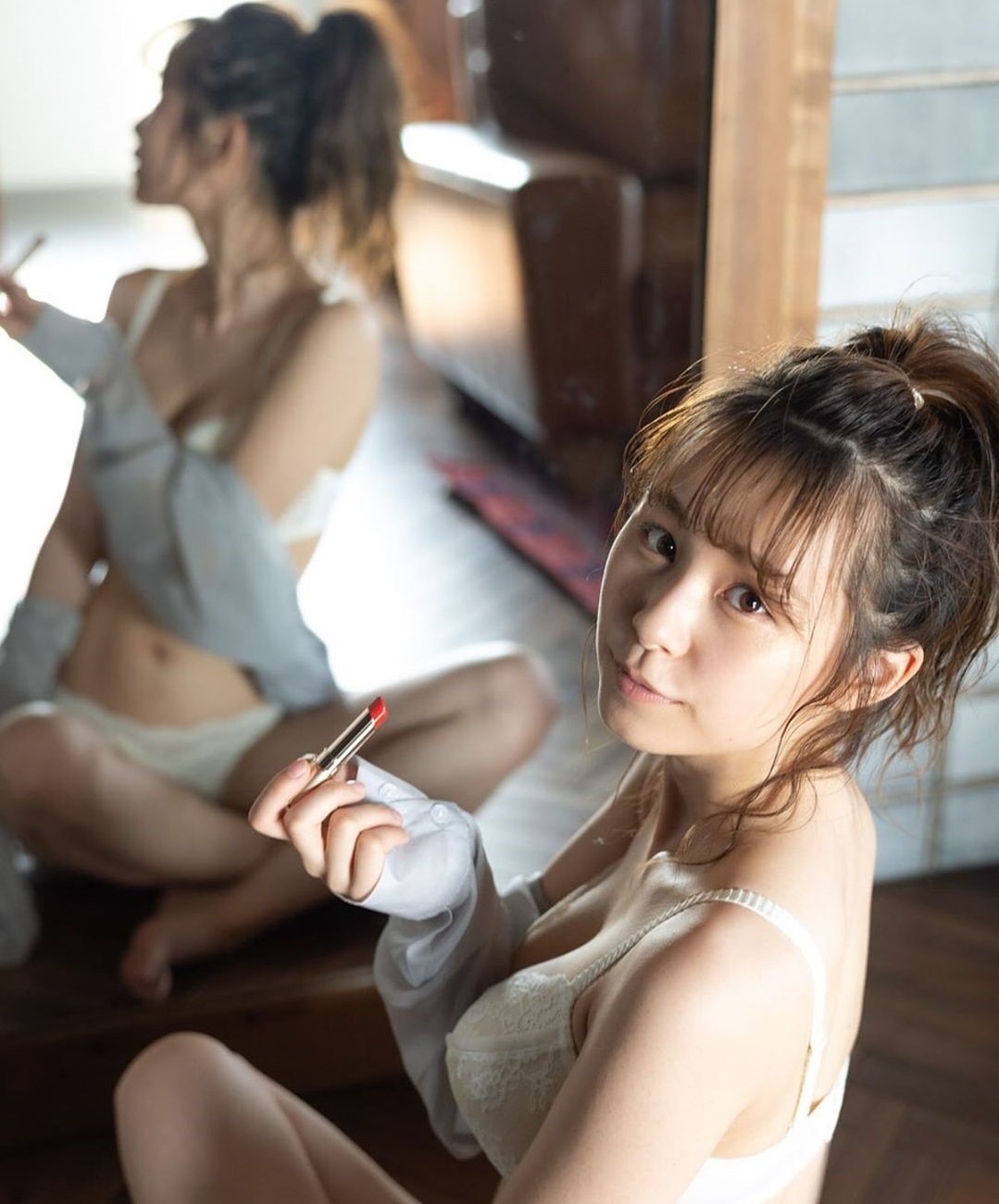 奇迹美乳少女「桜木美凉」娇小身躯上围丰满　性感解放「浑圆北半球」乳香四溢