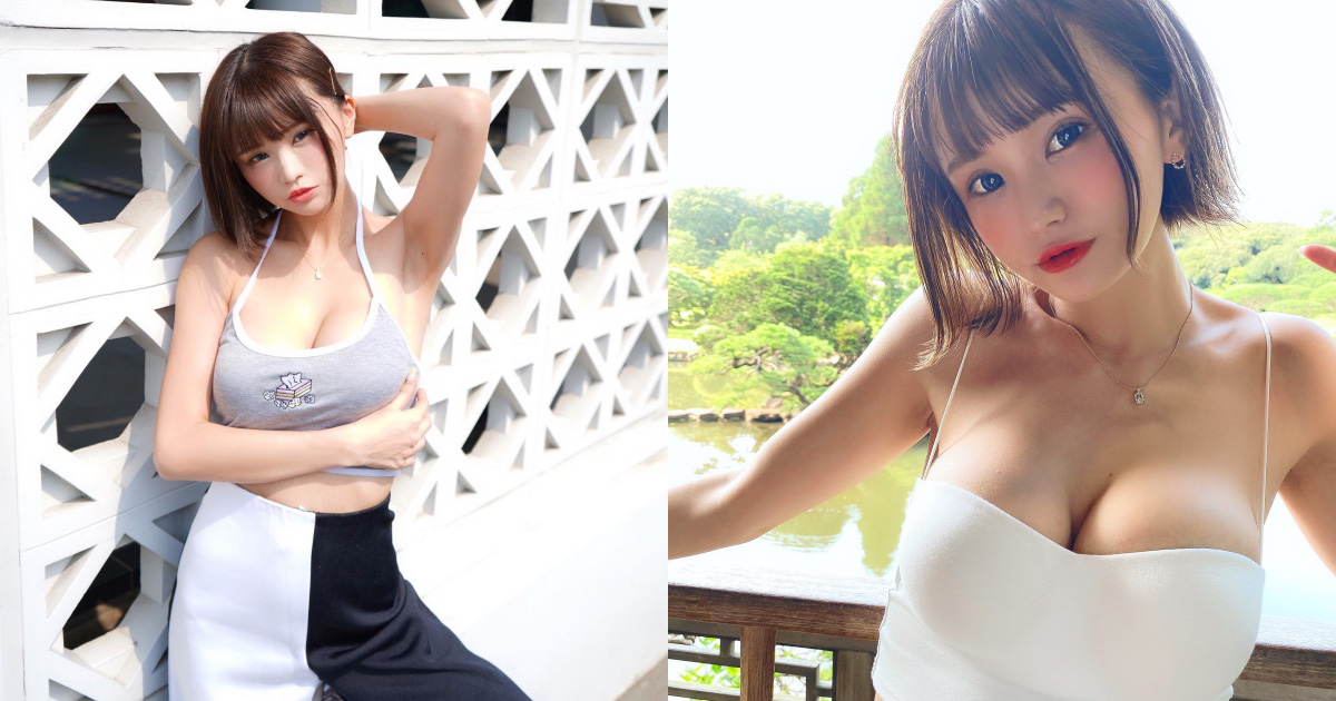 地心引力抓不住你！日籍正妹みもれもん捧奶照太犯规芭比脸蛋、魔鬼上围太