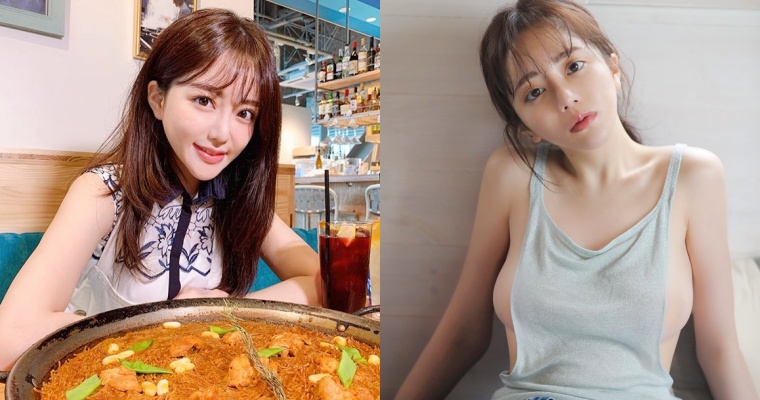 正妹大胃王「谷亚莎子」最新辣照曝光！「没穿内衣」溢乳画面让网友激动