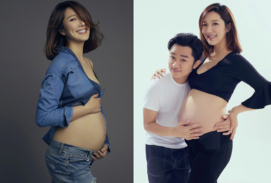 李亚男唯美孕妈写真