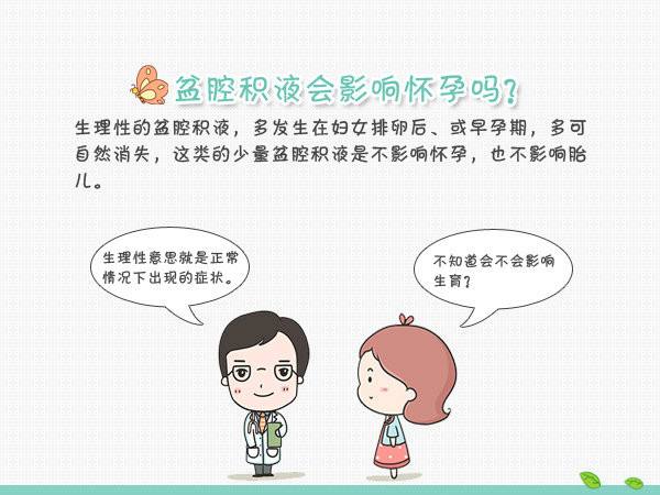 盆腔积液影响怀孕吗