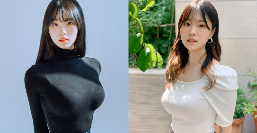 白的好还是黑的好？「巨模特儿」快把发热衣撑坏浑圆形状遮不住