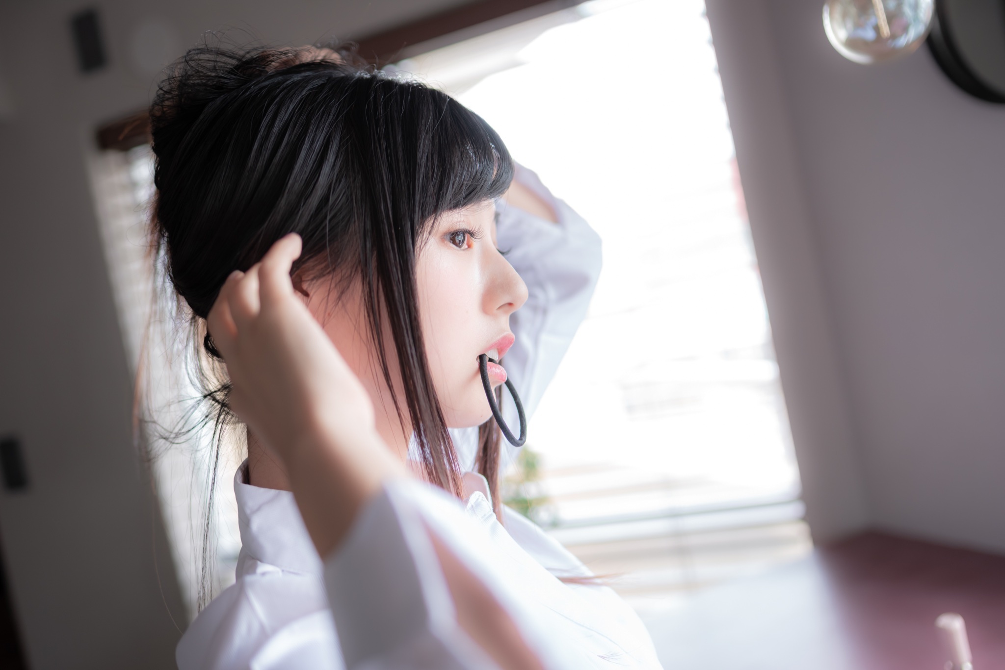 虽然目前くりえみ本职是写真女星，仍然积极尝试演员之路相当的有上进心！