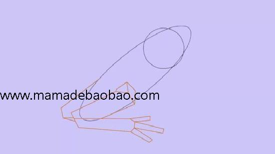 3种方法来画青蛙 - （普通青蛙的画法）