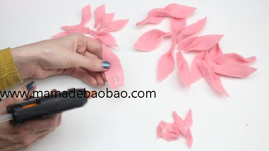 5种方法来制作毡花（制作玫瑰毡花）