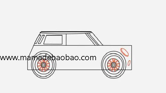 4种方法来画小汽车（小轿车的画法）