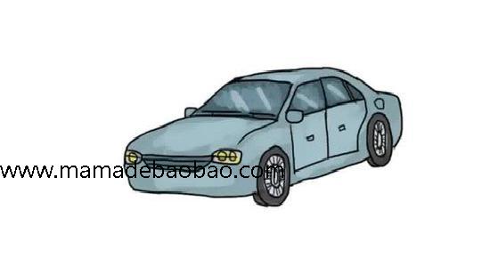 4种方法来画小汽车（小轿车的画法）