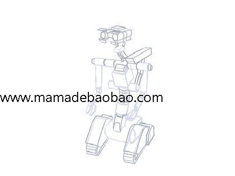 4种方法来画机器人（人形机器人）
