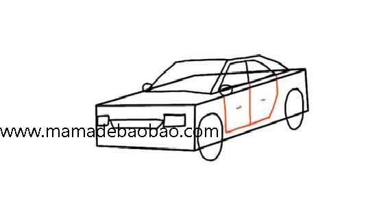 4种方法来画小汽车（小轿车的画法）
